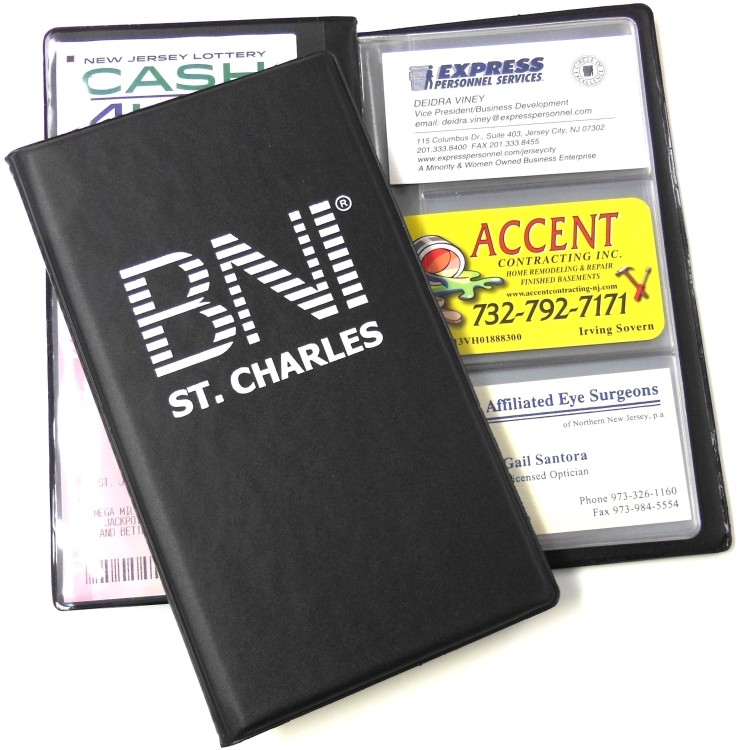 Deluxe Business Card Organizer - 24 Card Capacity 1