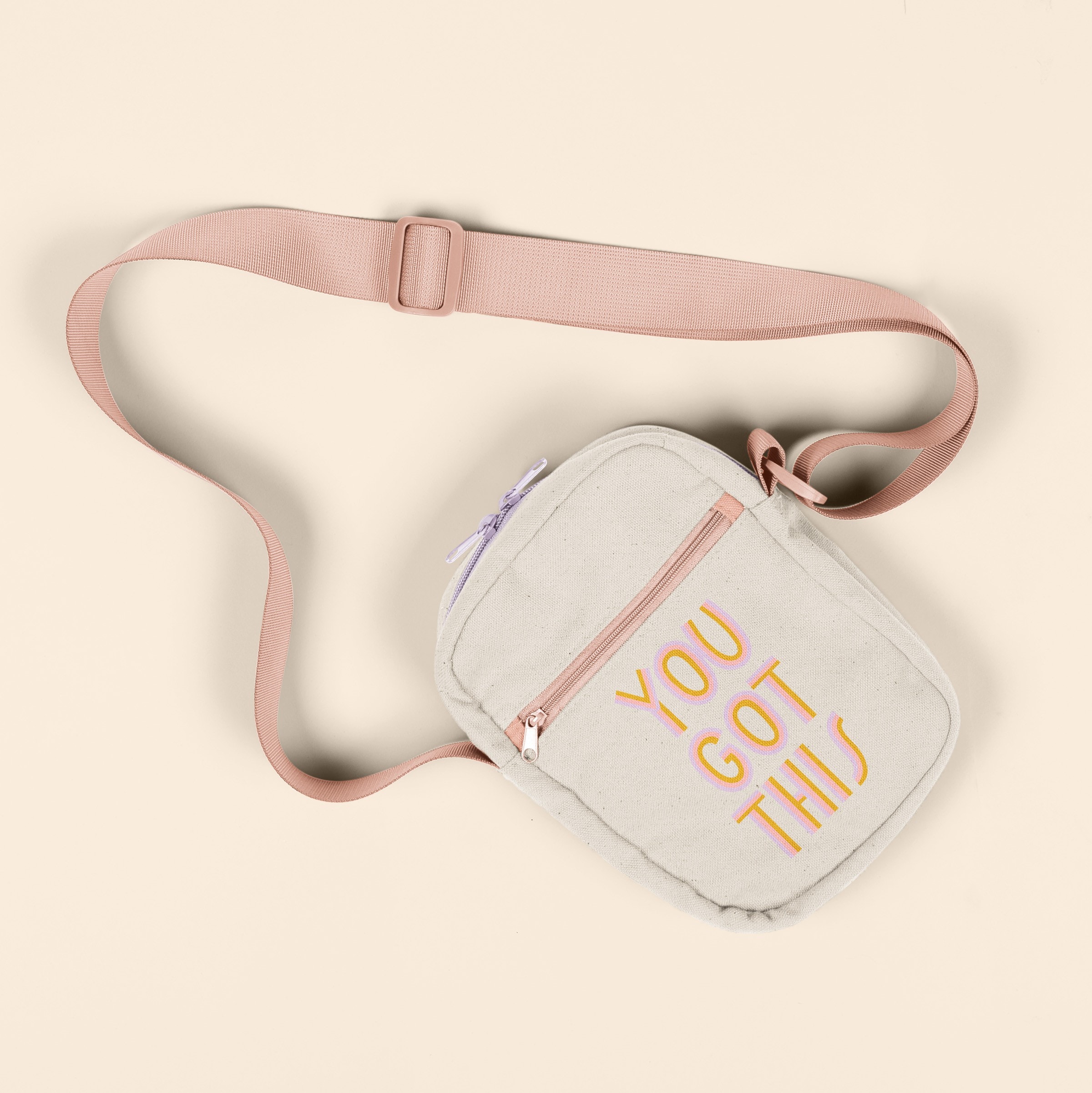 PORTRAIT CROSSBODY - NATURAL CANVAS