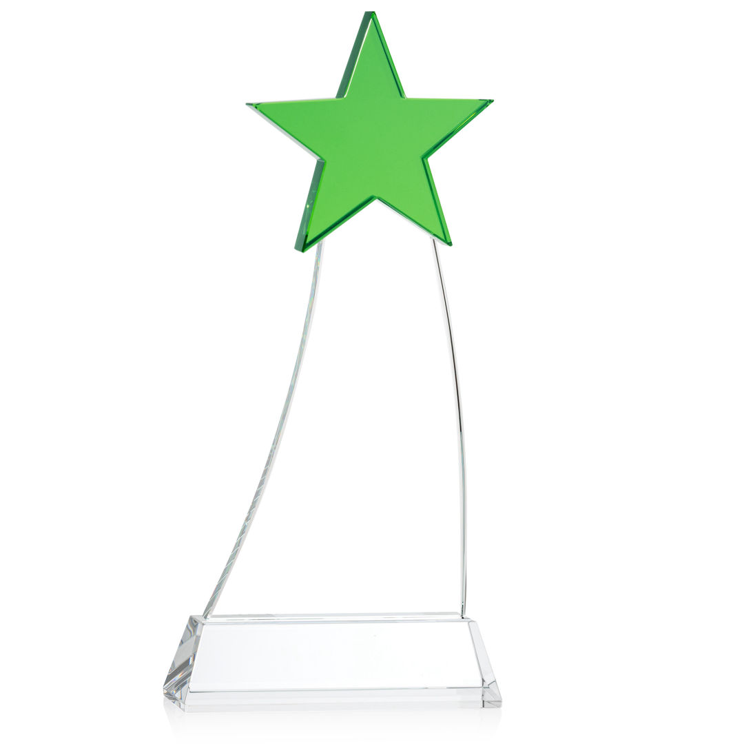 Manolita VividPrint™ Award - Green/Clear 10