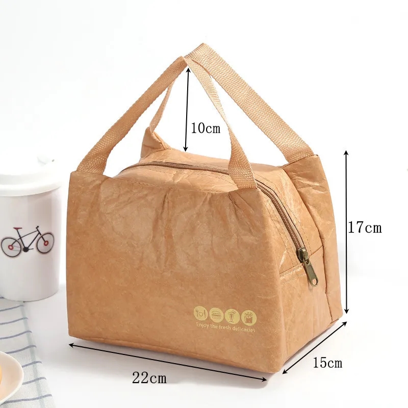 Trapezoidal Hand-held Insulated Lunch Bag 6