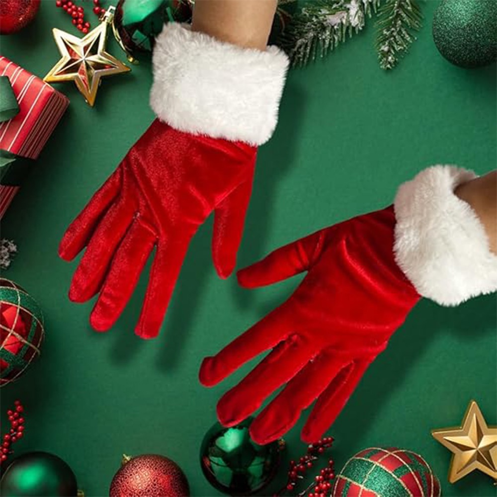 Christmas Santa Claus Gloves 2