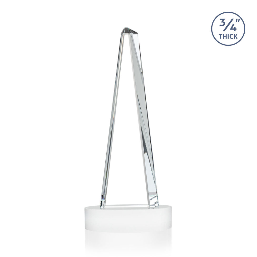 Majestic Tower Award on Alberton Base - White 6
