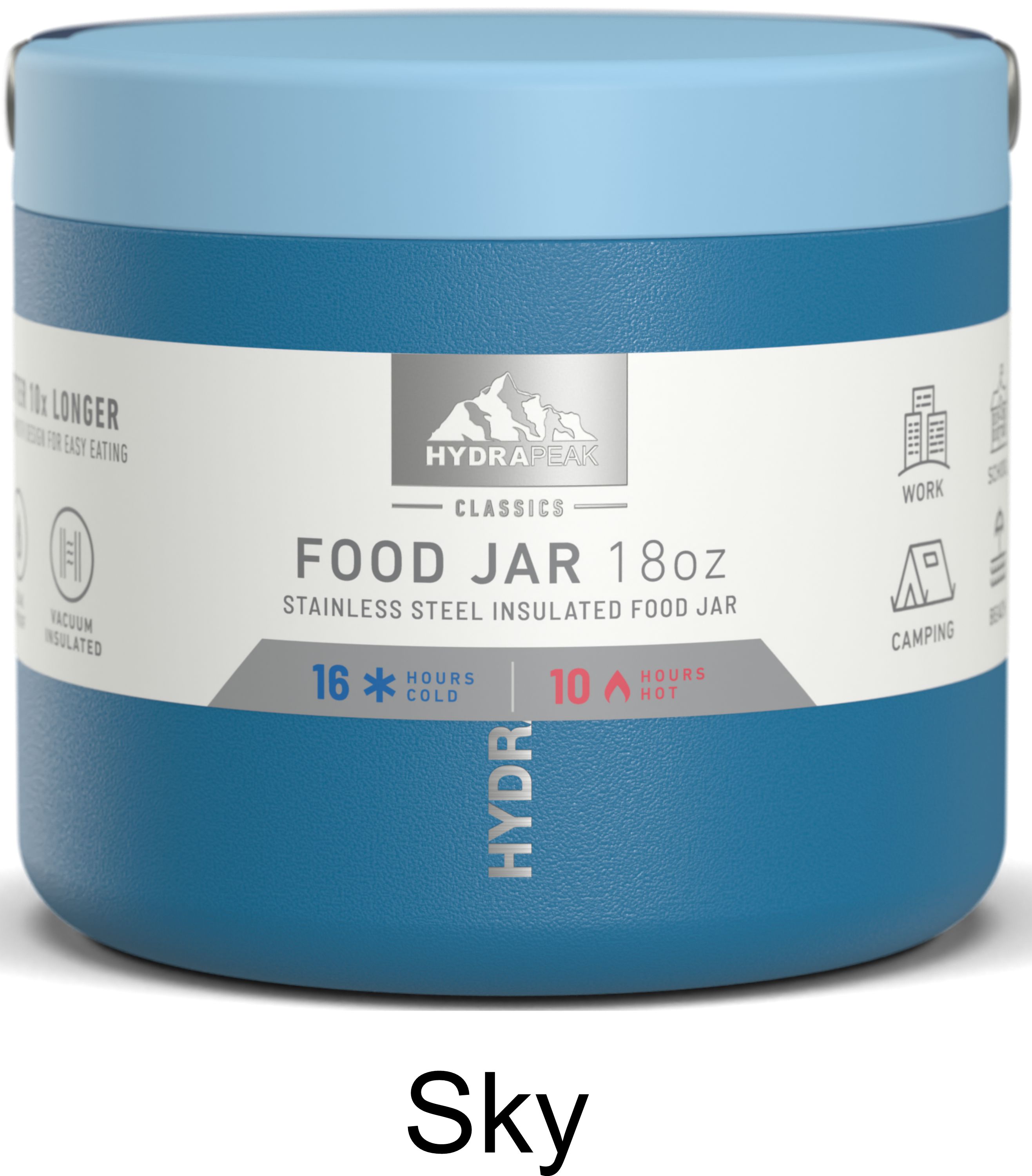 18 oz Hydrapeak Thermos Foodie Jar LIFETIME WARRANTY! 9