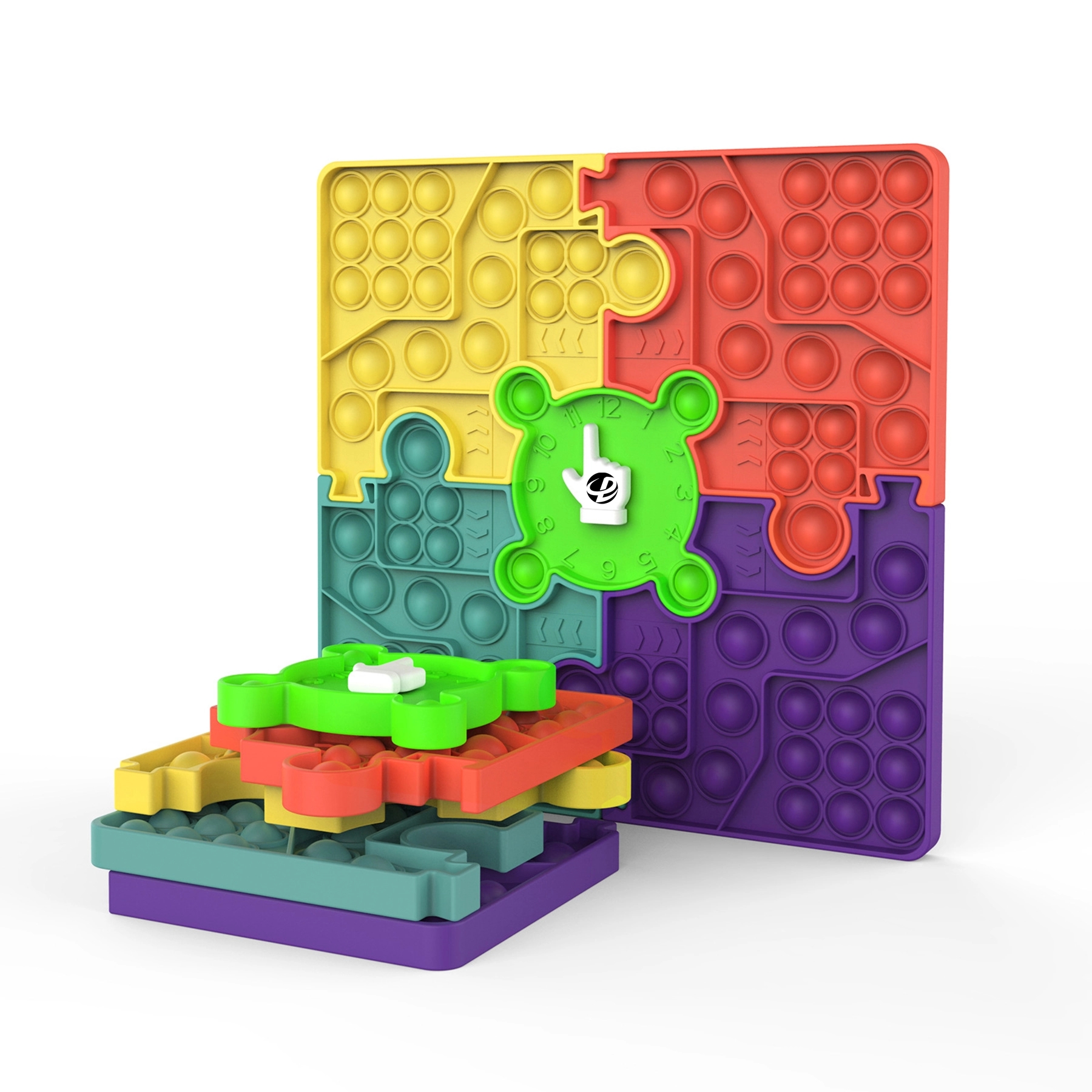 Jigsaw Puzzle Chessboard Sensory Fidget Toy Push Bubble Pop 2