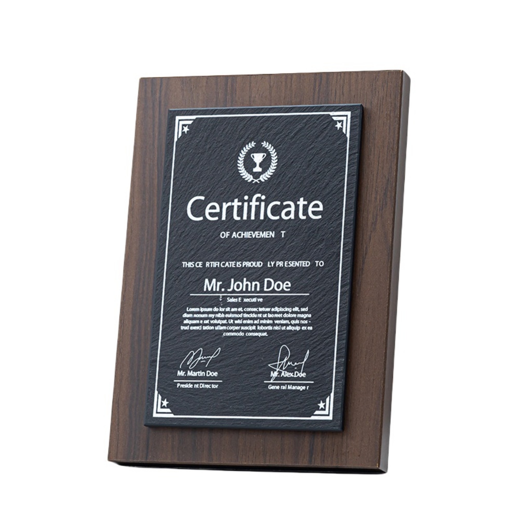Wooden Slab Trophy