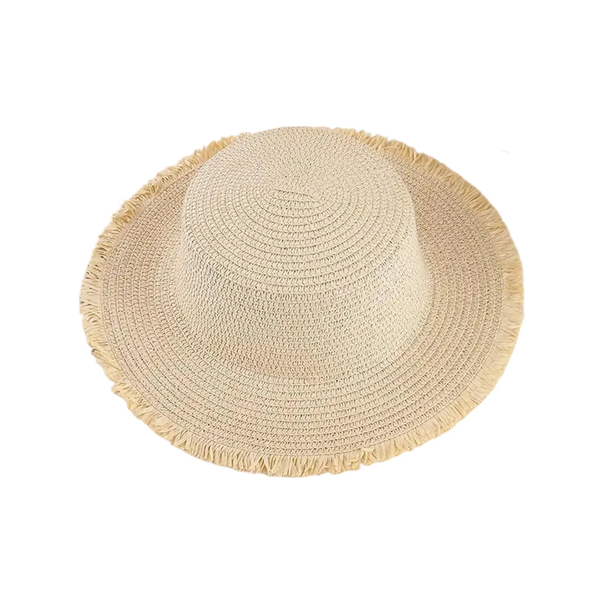 UPF50+ Wide Brim Lifeguard Straw Hat 4