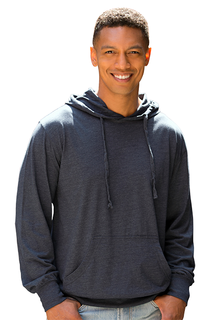 Lightweight Jersey Knit Pullover, custom hoodie or sweatshirt with logo imprint 15
