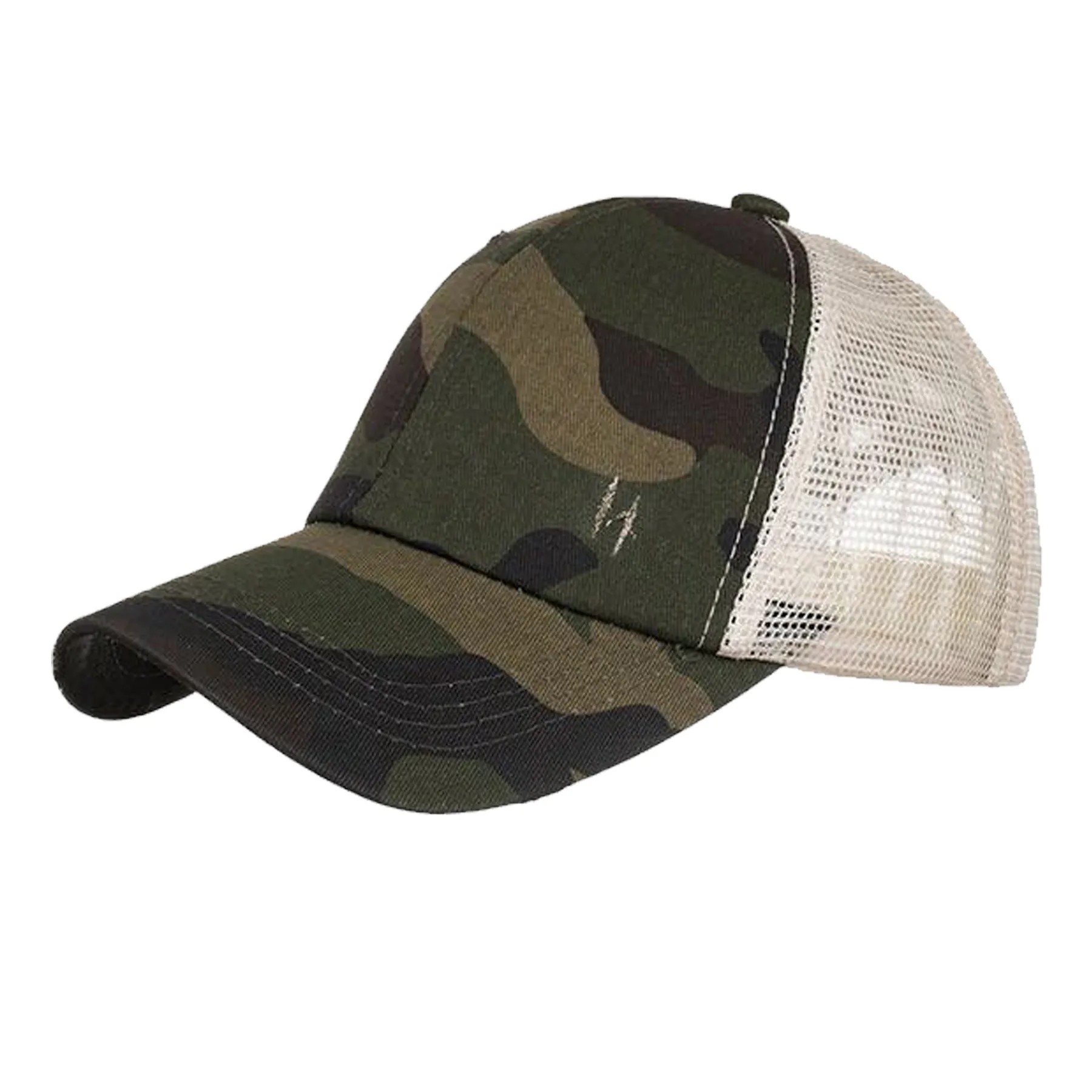 Crossed Ponytail Baseball Cap 2