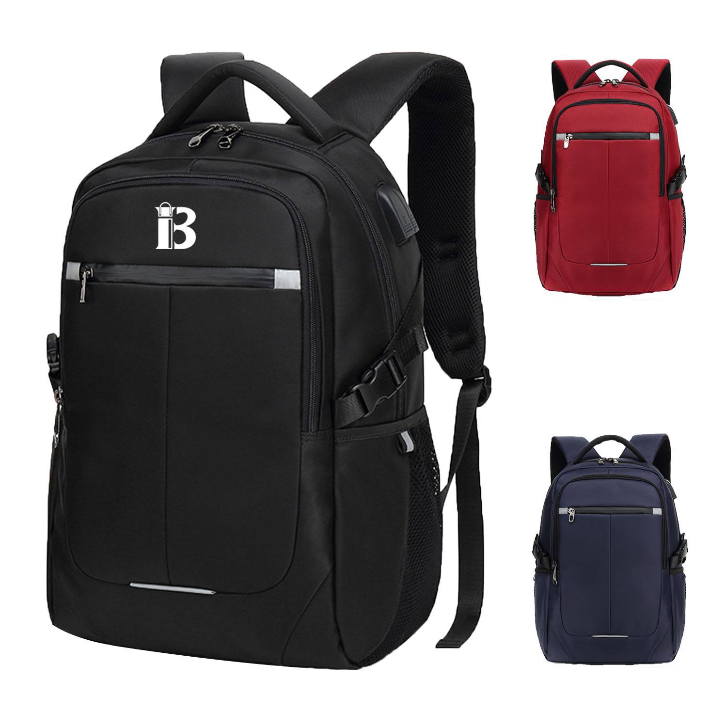 Oxford cloth travel leisure business laptop backpack 7