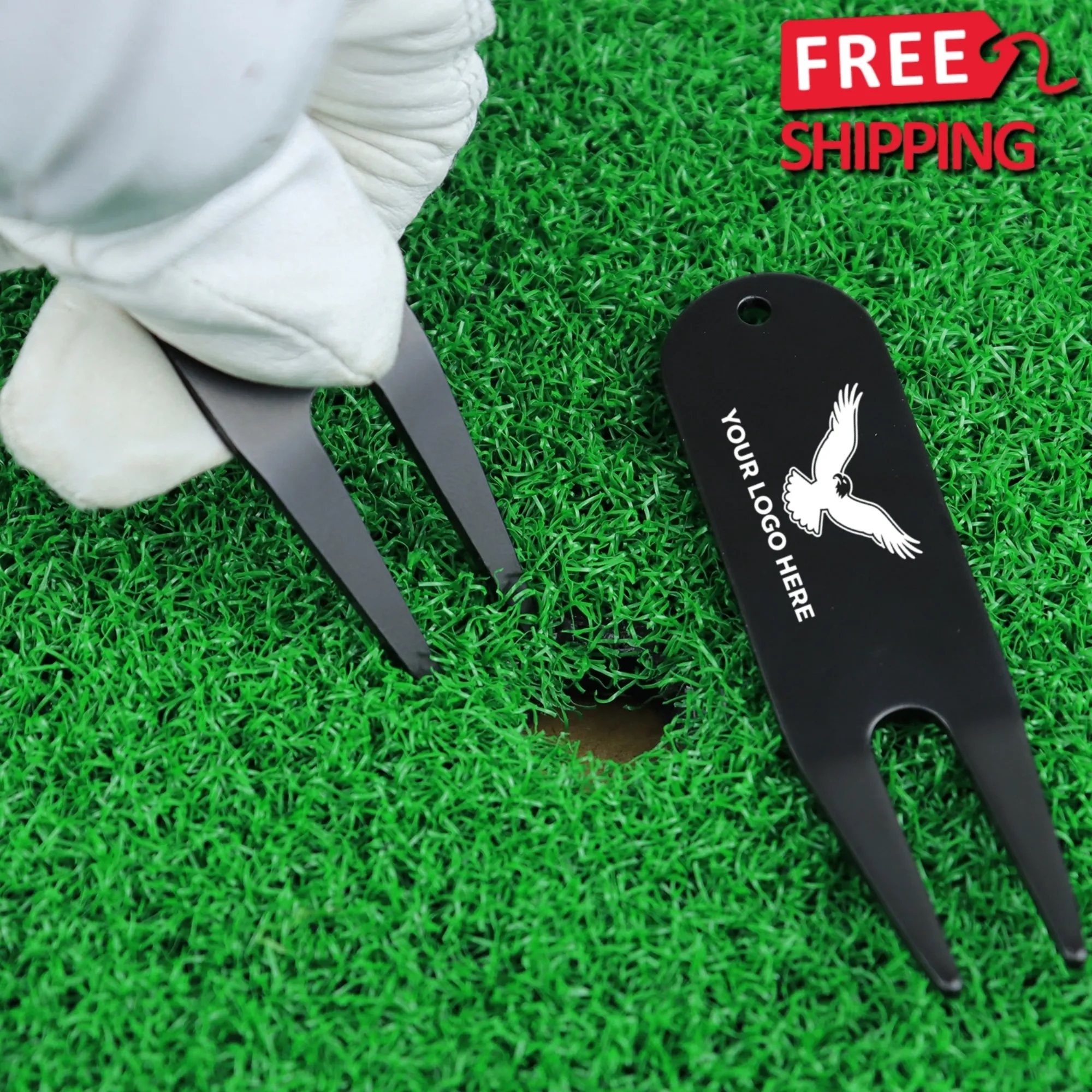 Golf Divot Repair Tool Pocket Size Portable Cleaner 8