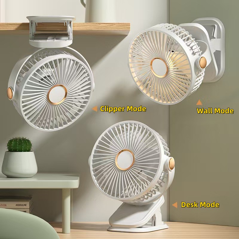 USB / Charging 800mAh Rechargeable Type-C Fan w/Clip 3