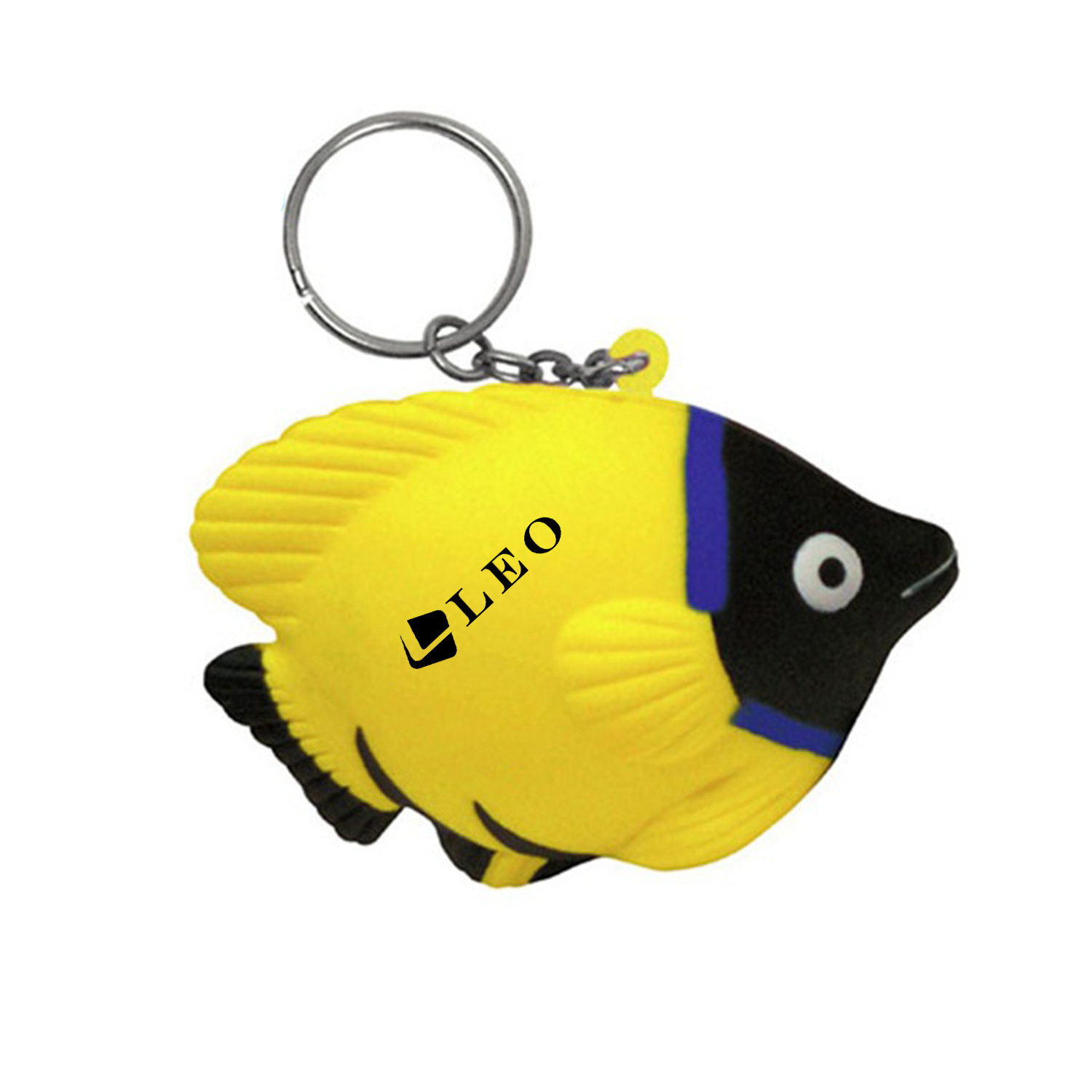 PU Tropical Fish Stress Ball W/ Keychain 6