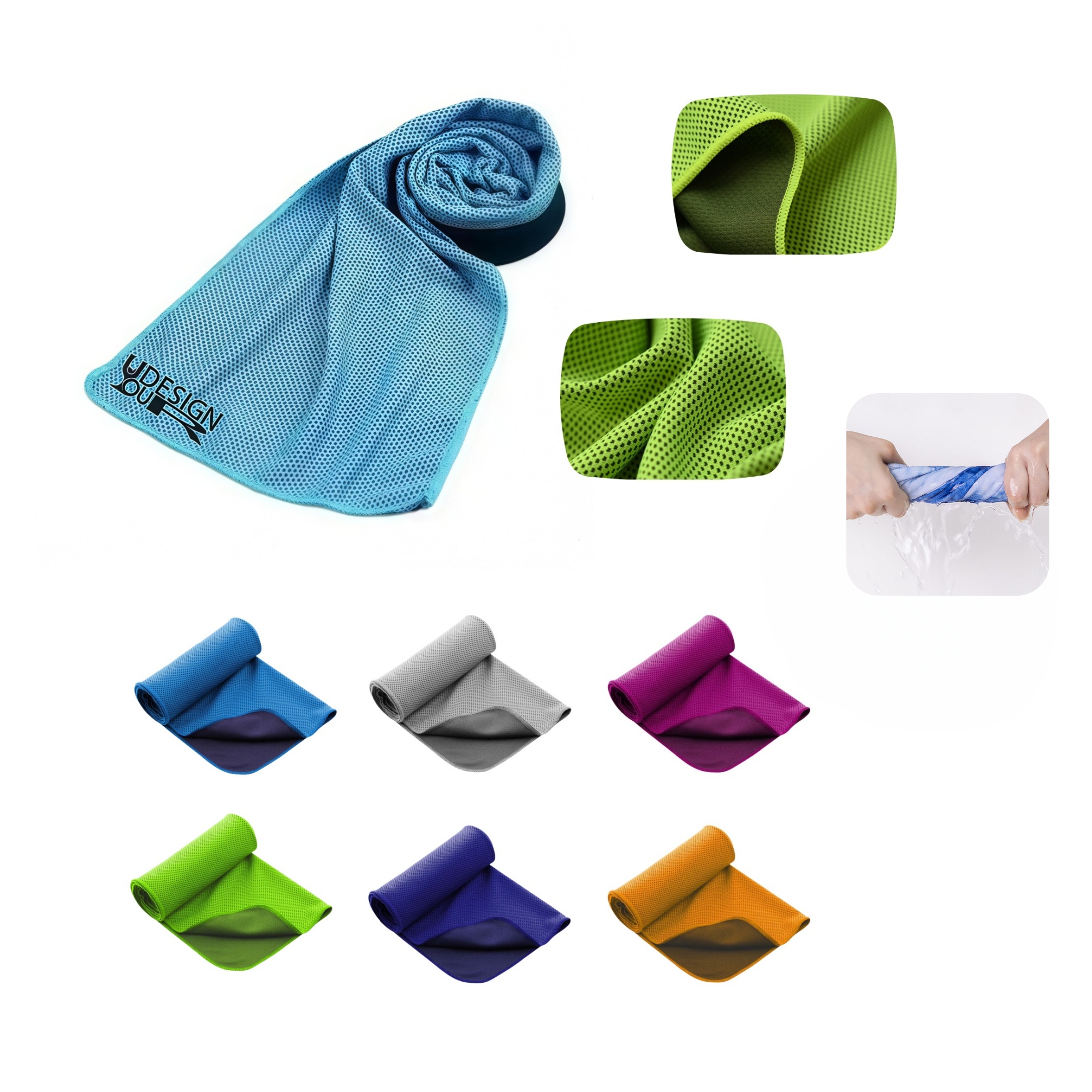 39.4"x11.8" Microfiber Sport Cooling Towel 1