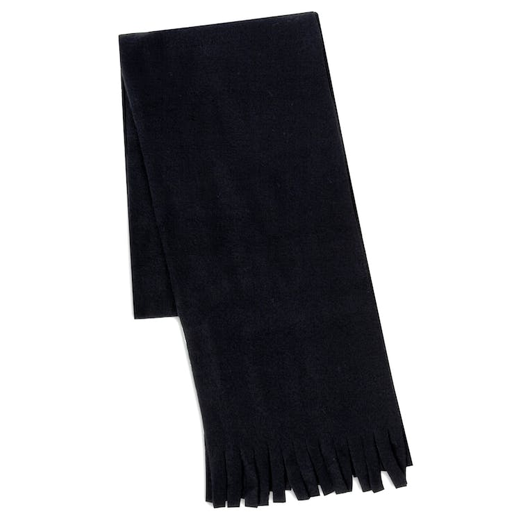 Adult Winter Scarves - Black Fringe 60" x 8" 2