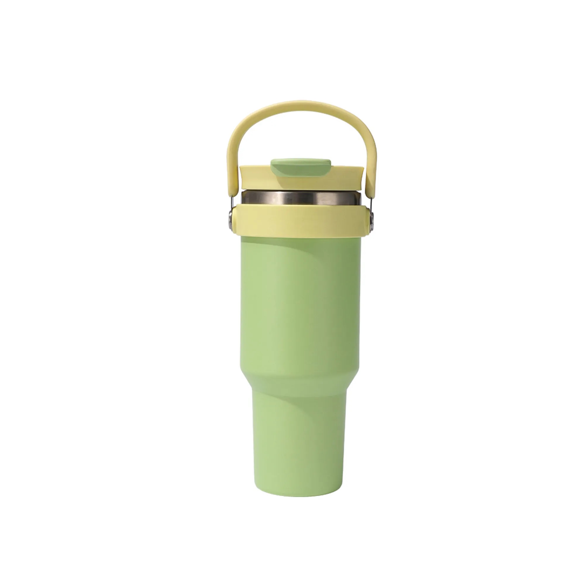Outdoor 40oz Car Thermos Cup with Handle and Straw 11