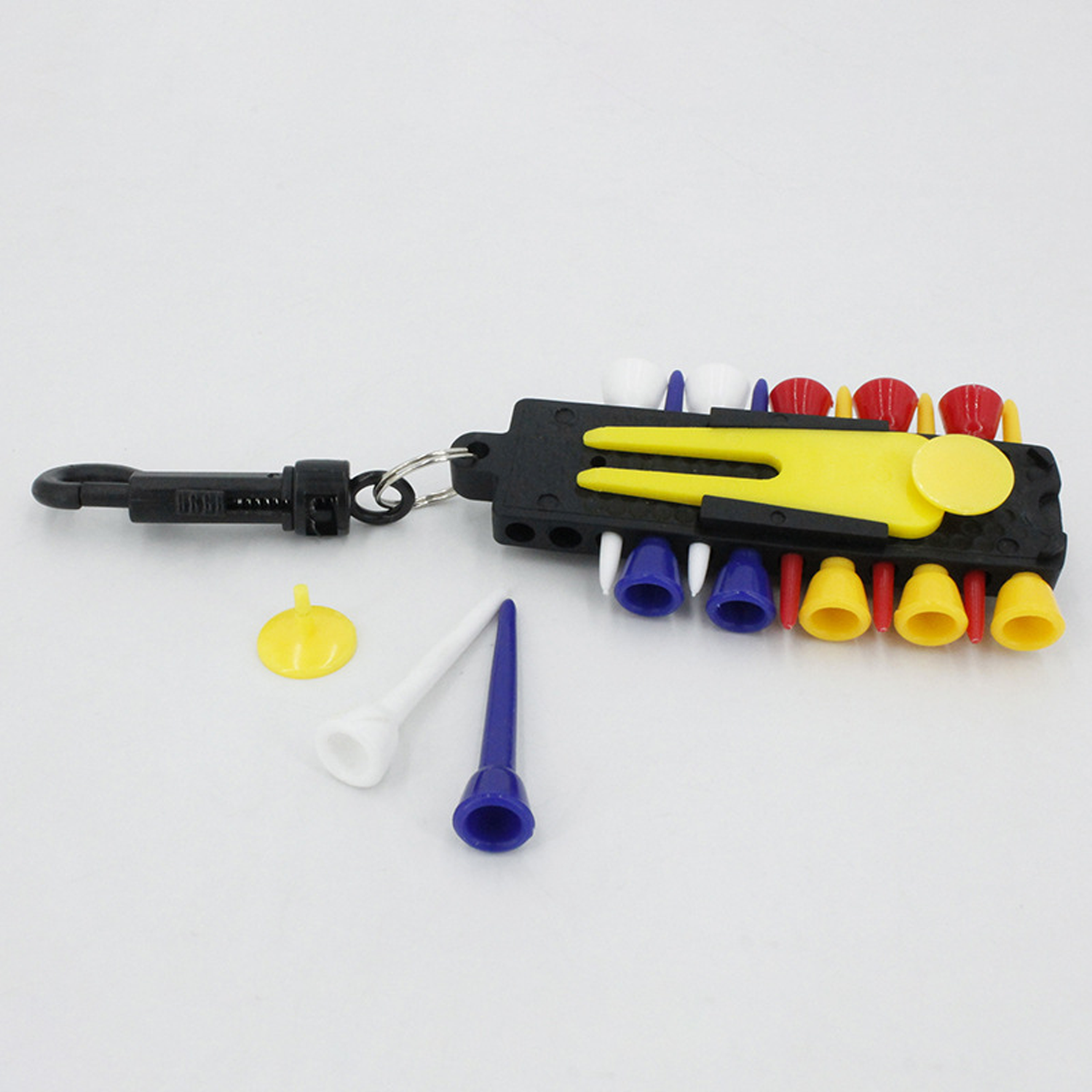 Golf Tee Holder with Carabiner 4