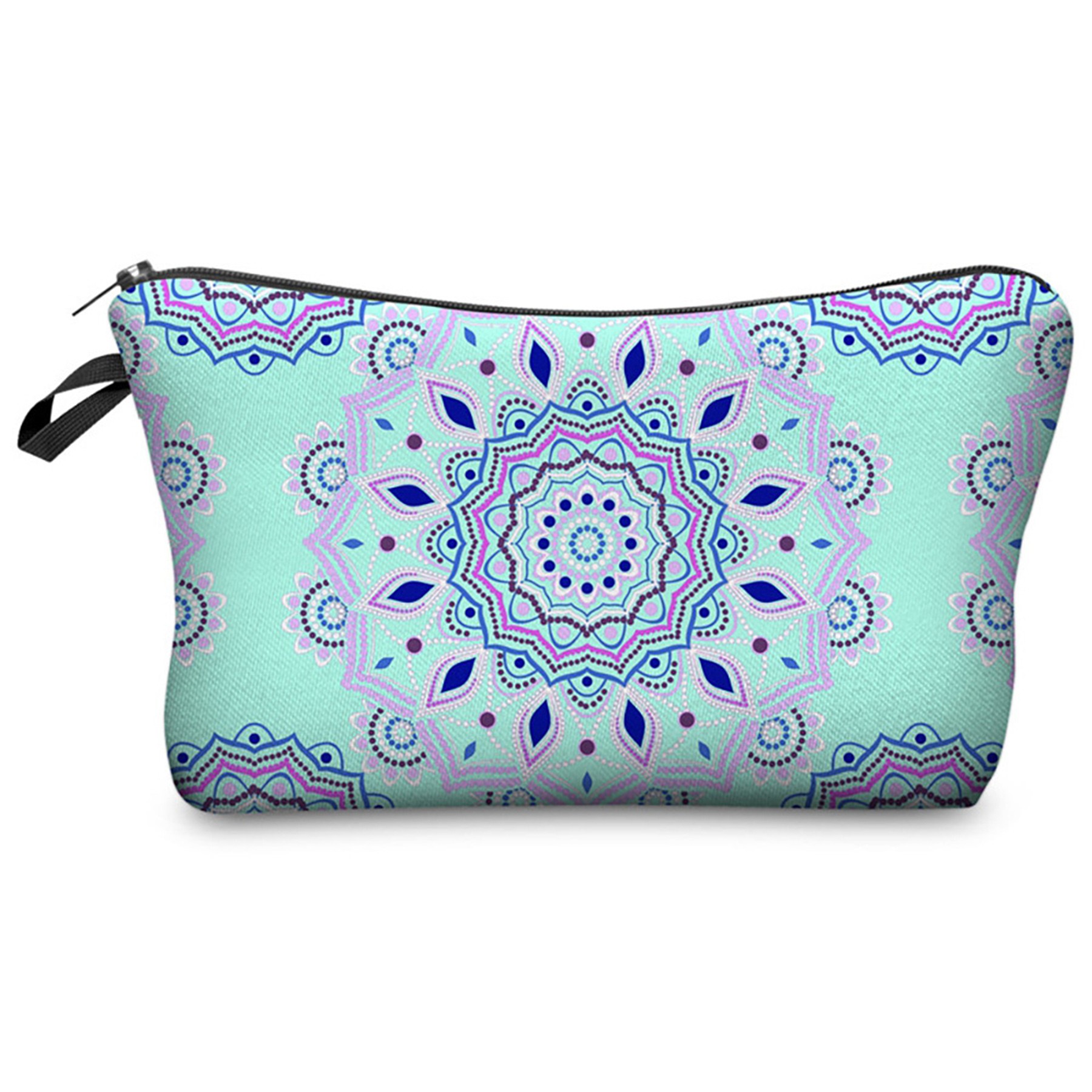 Digital Print Clutch Mandala Makeup Bag 13