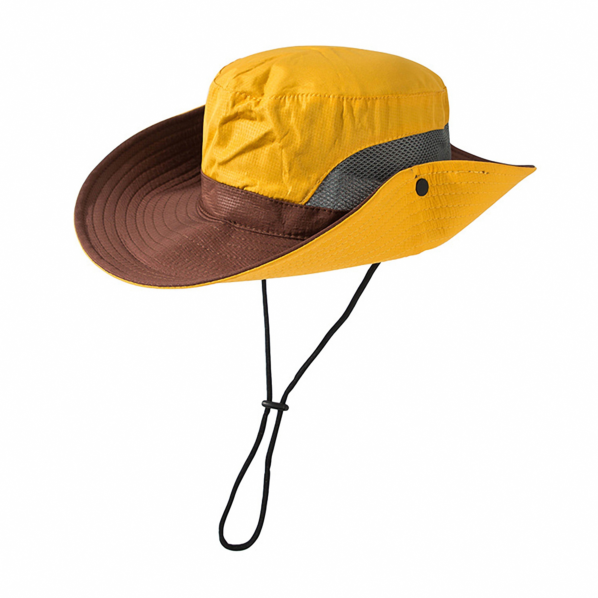 Unisex Wide Brim Sun Protection Bucket Hat 4