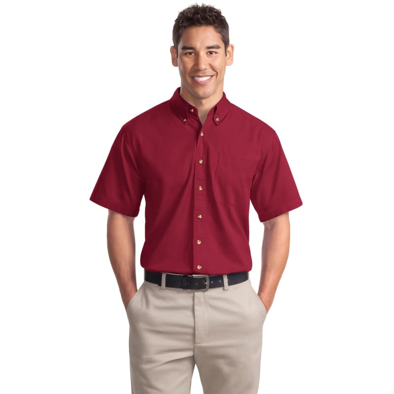 Port Authority Short Sleeve Twill Shirt. 9