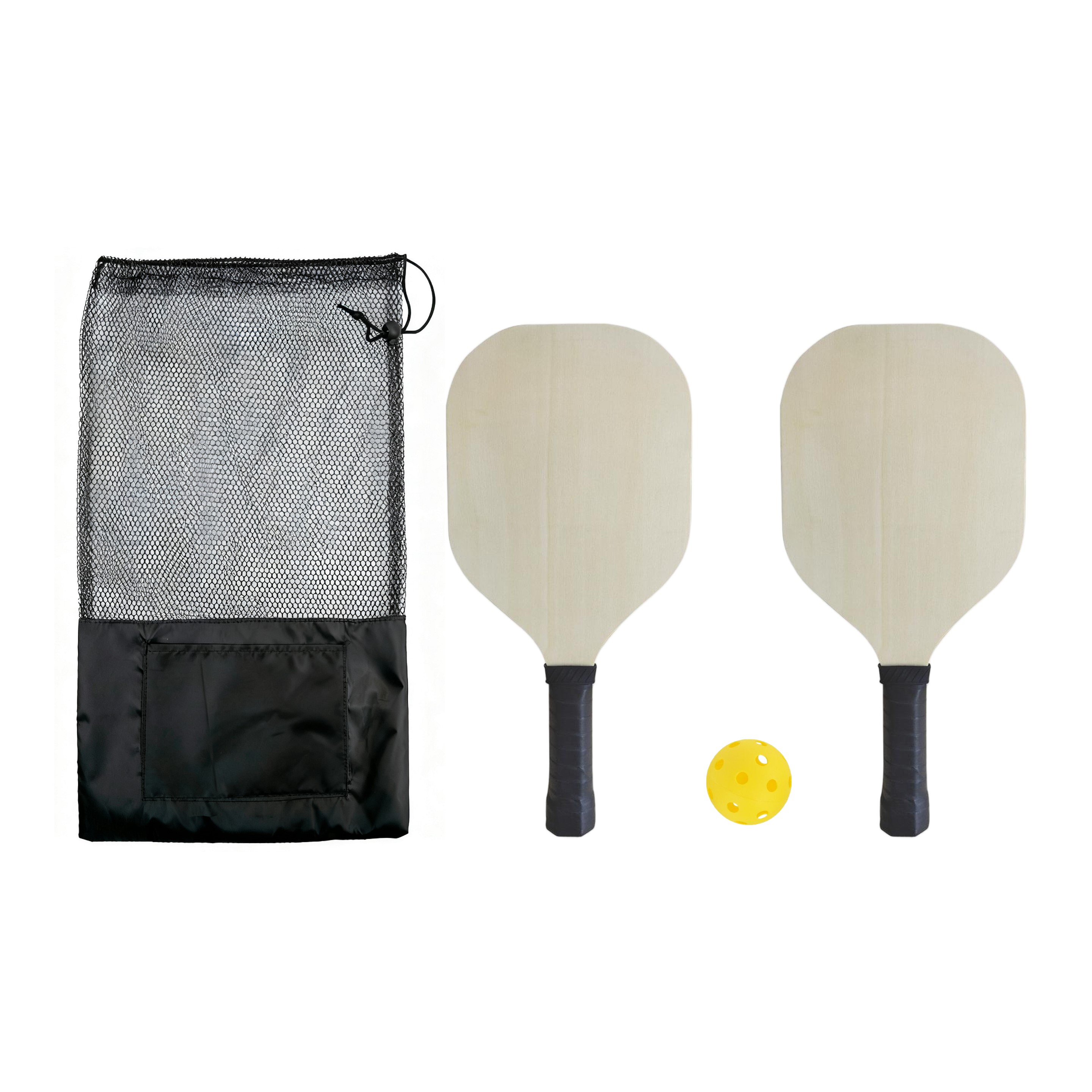 3pcs Wood Pickleball Set - OCEAN 3