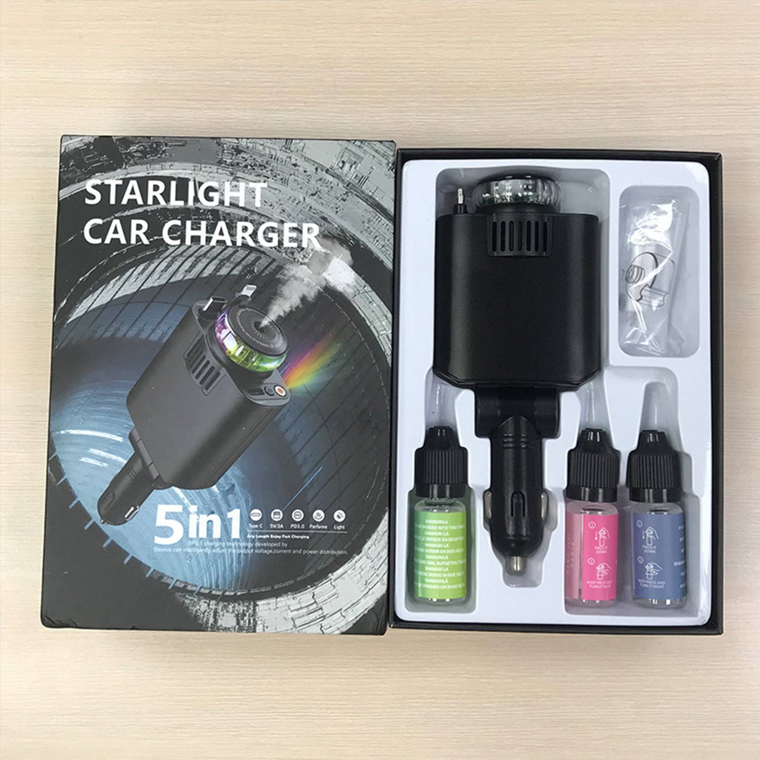 5-in-1 Retractable 45W Car Charger Adapter – Fast & Durable 8