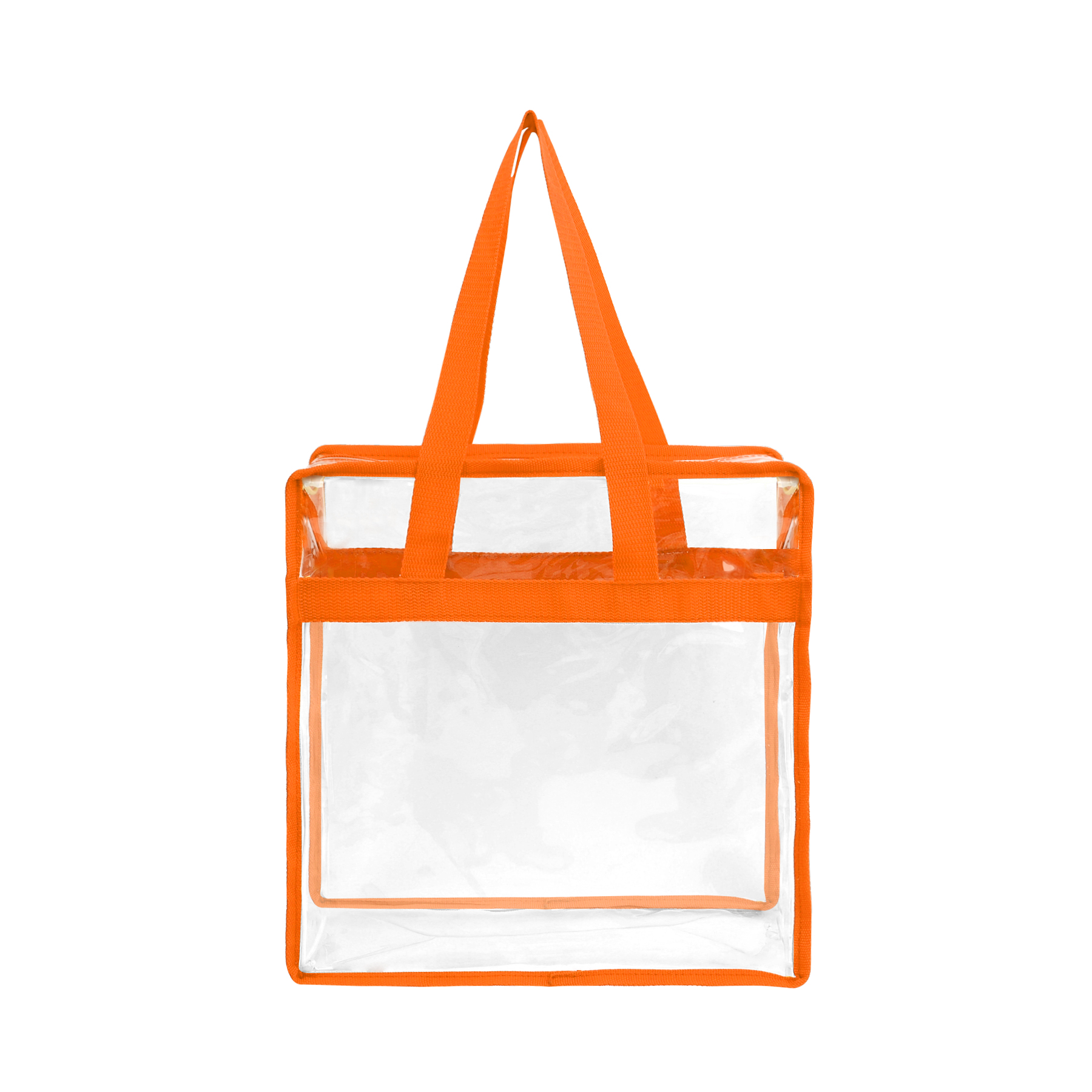 Stadium Approved Clear Zipper Tote Bag 8