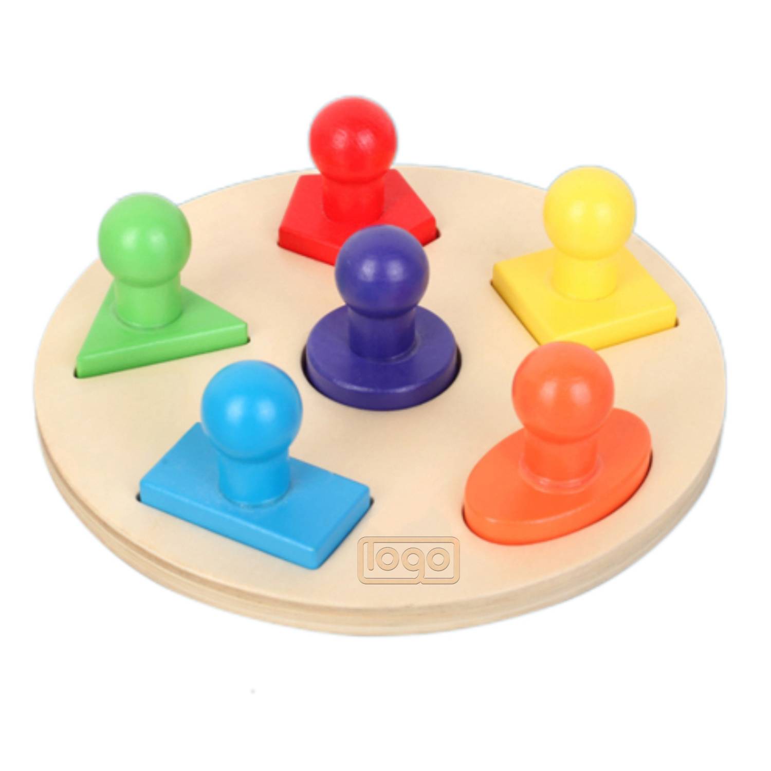 Toddler Wooden Geometric Shape Puzzle 1