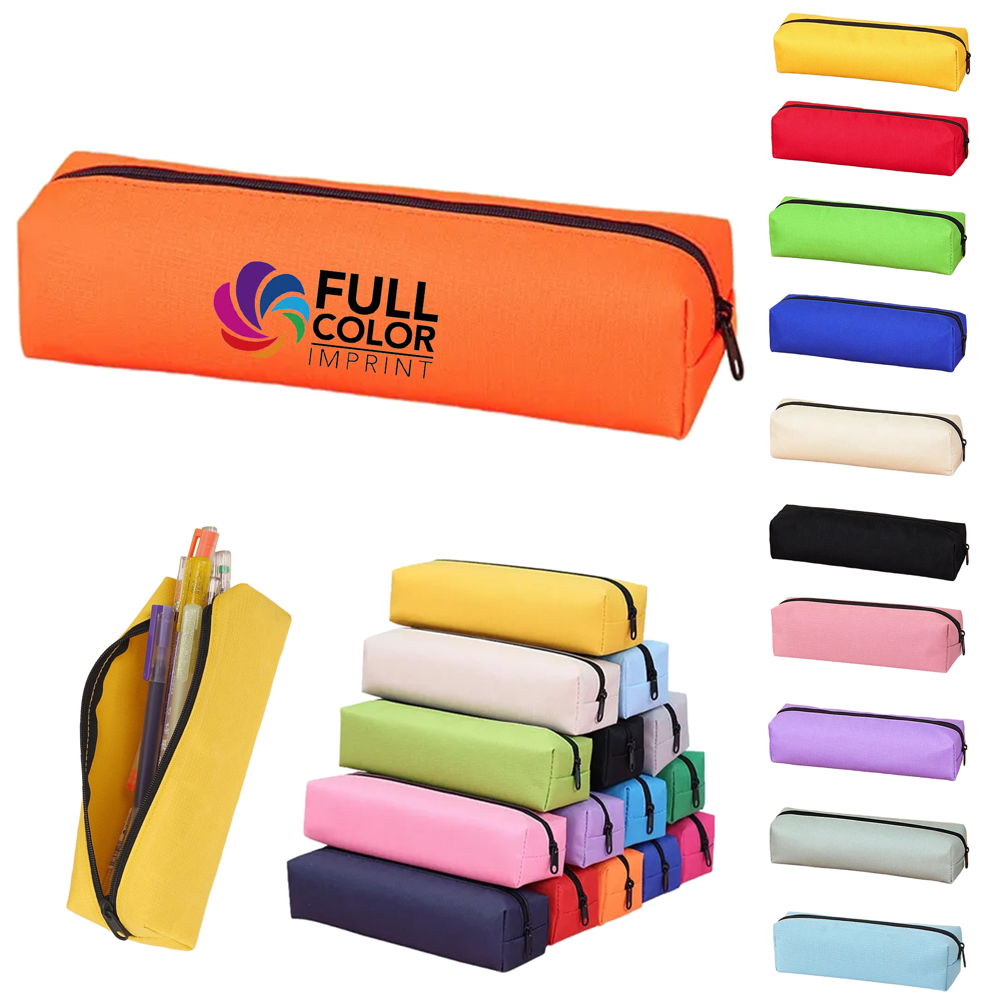 Full Color Oxford Cloth Zipper Pen Case MOQ 50 3
