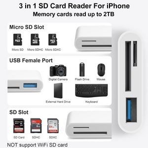 4 In 1 SD Card Reader For Iphone And Android 11