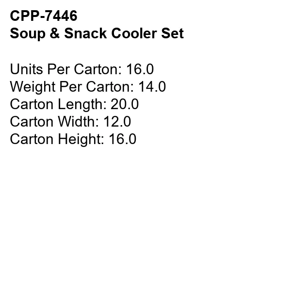 Soup & Snack Cooler Set 10