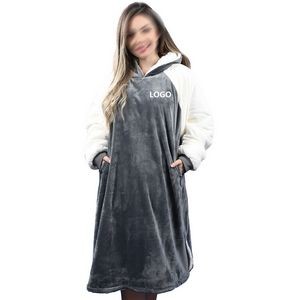 Oversized Sweatshirt Blanket With Hoodie Blanket 4