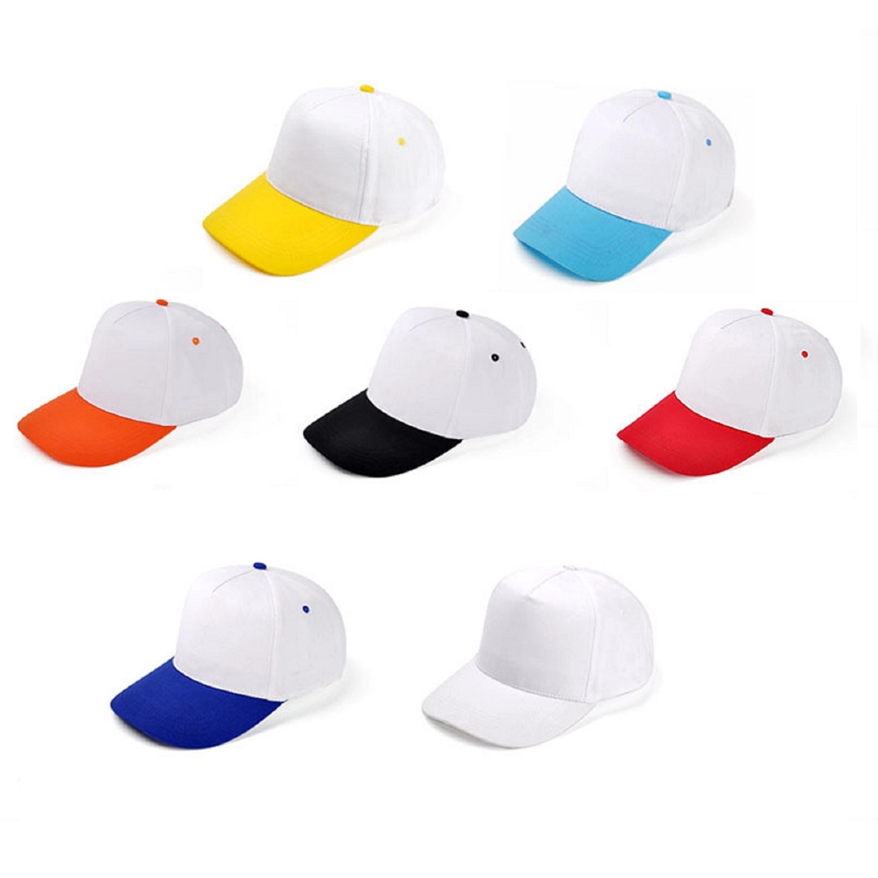 Double Color Baseball Bump Ball Cap 2