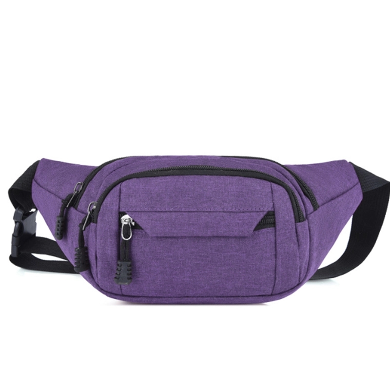 Large Capacity Fanny packs With 4-Zipper Pockets 7