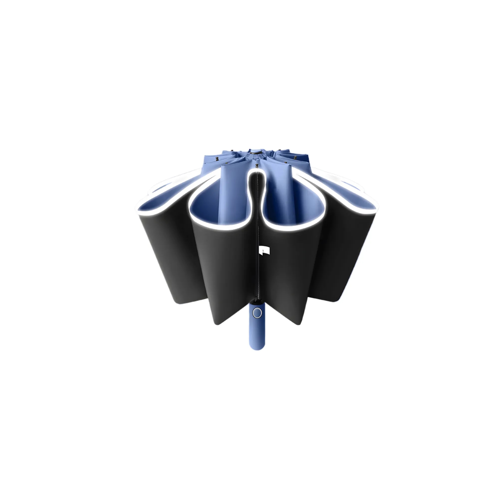 20 Rib Reverse Auto Reflective Umbrella 2