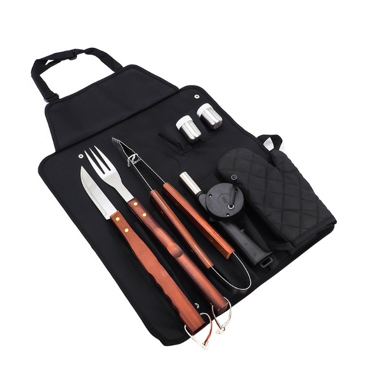 8-Piece BBQ Apron and Utensil Set 3
