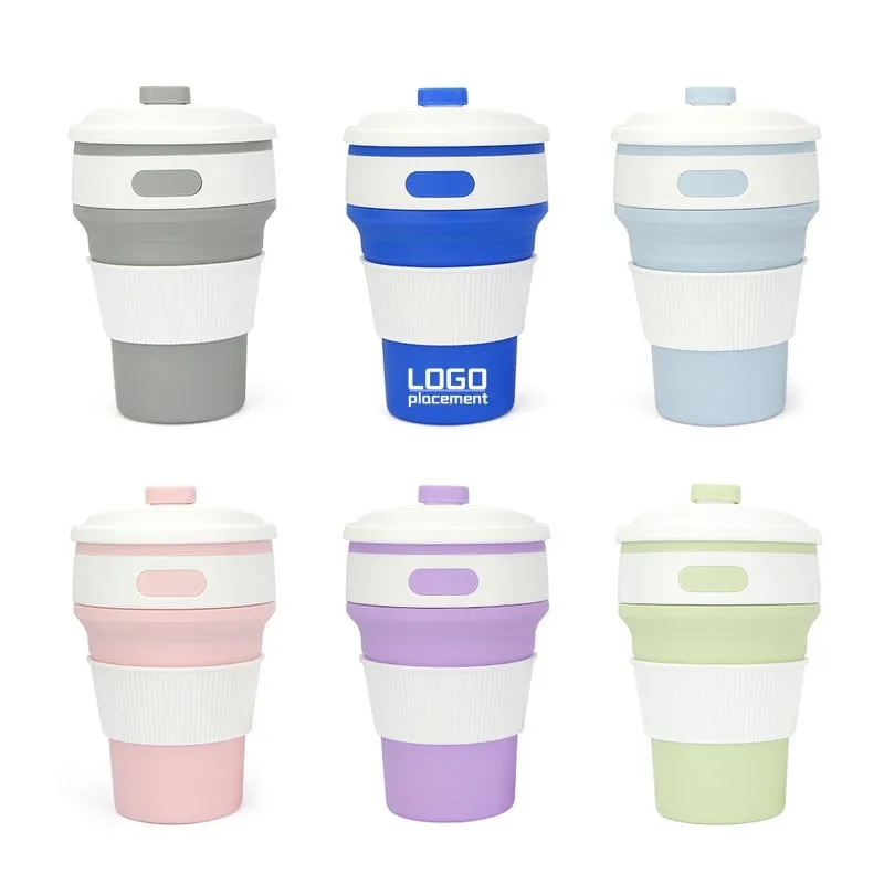 Customized silicone foldable water cup