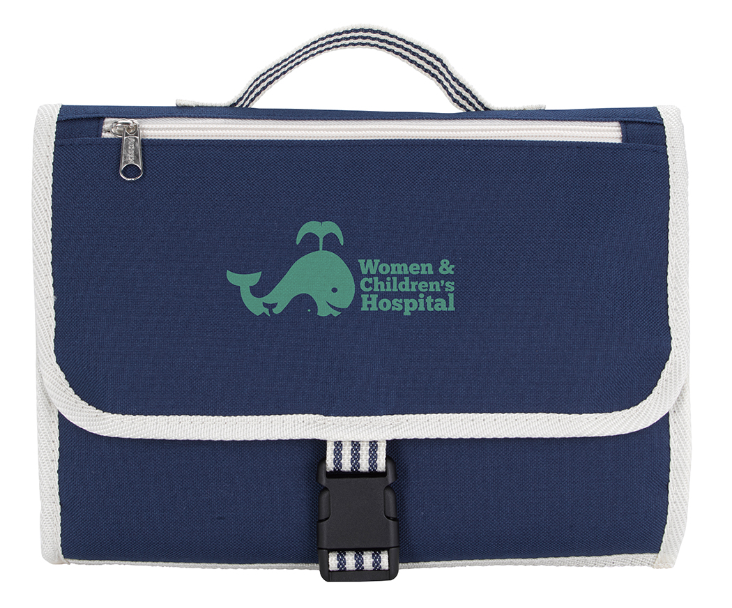 Atchison® Stripe Diaper Changing Travel Pouch/Mat 13