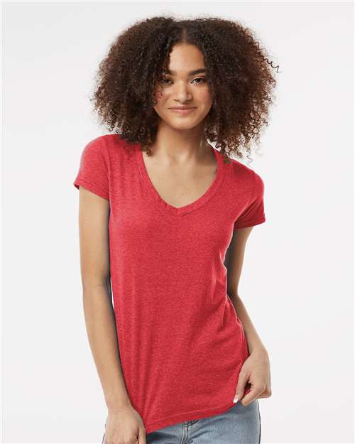 Women's Poly-Rich V-Neck T-Shirt - 244 40