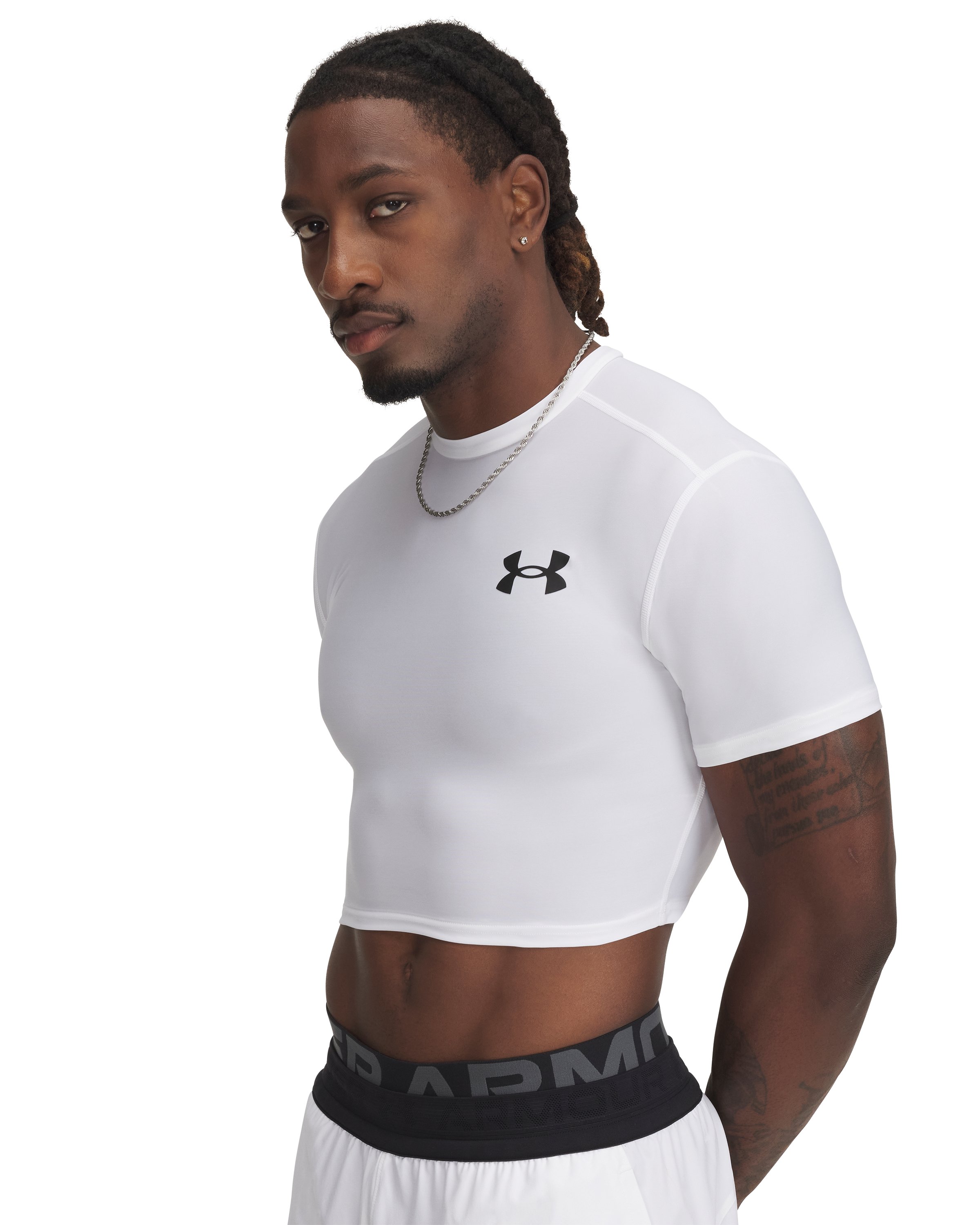 HeatGear OG Compression Men's Crop Short Sleeve 4