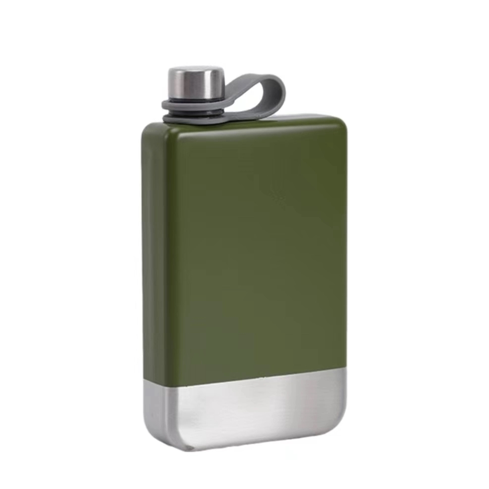9 oz Stainless Steel Leakproof Liquor Flask, custom water bottle with logo imprint 2