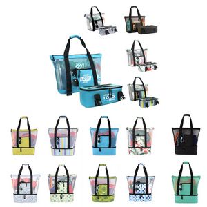 Sandproof Beach Tote Bags With Cooler 3