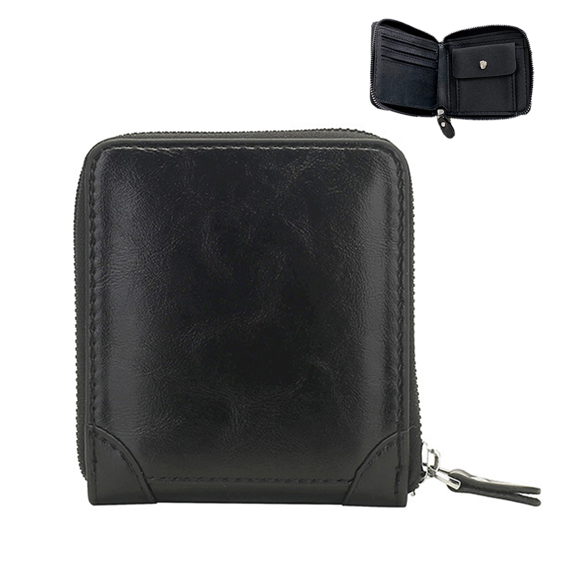 pu Fold Zipper Wallet 8