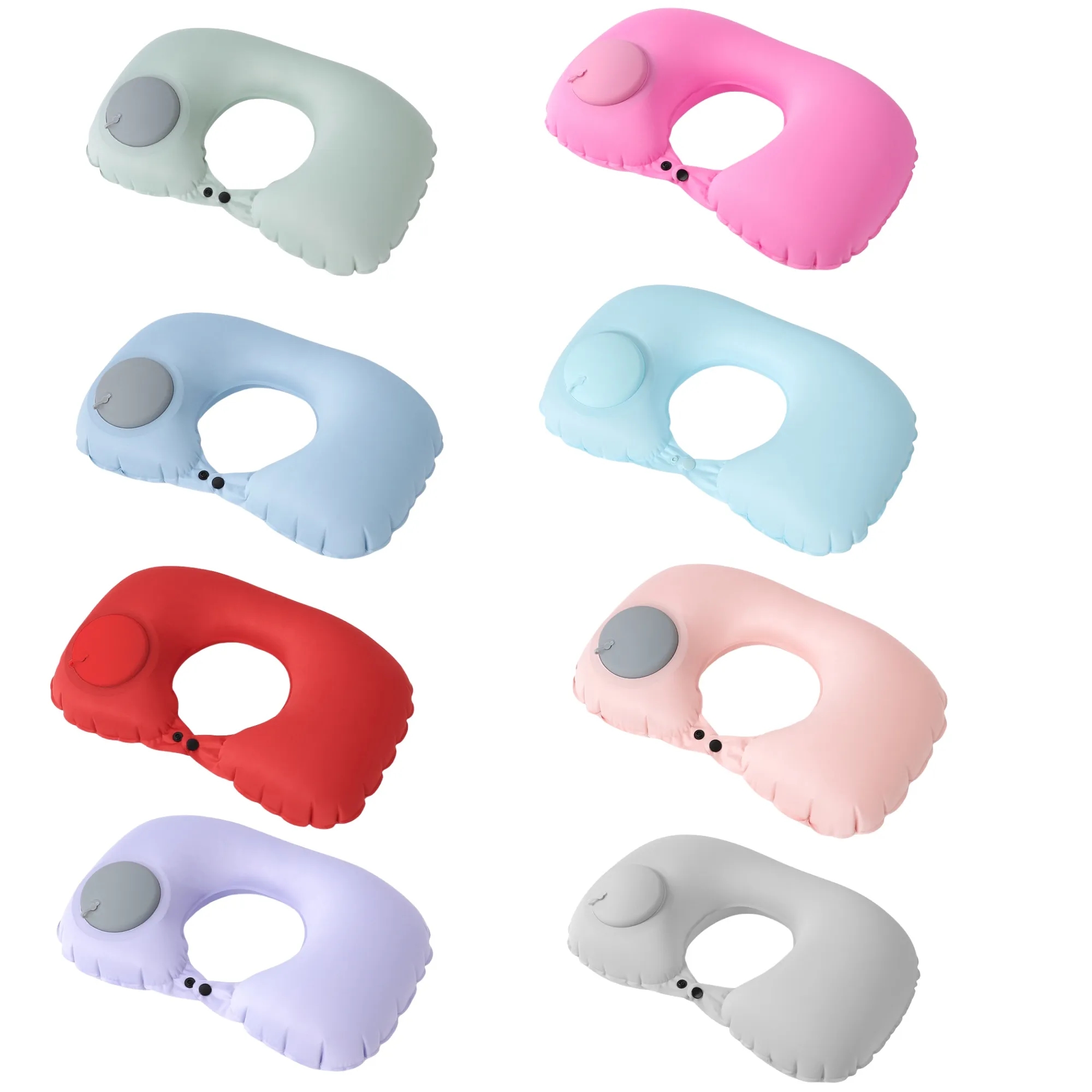 Inflatable U-shaped Travel Neck Pillow 3