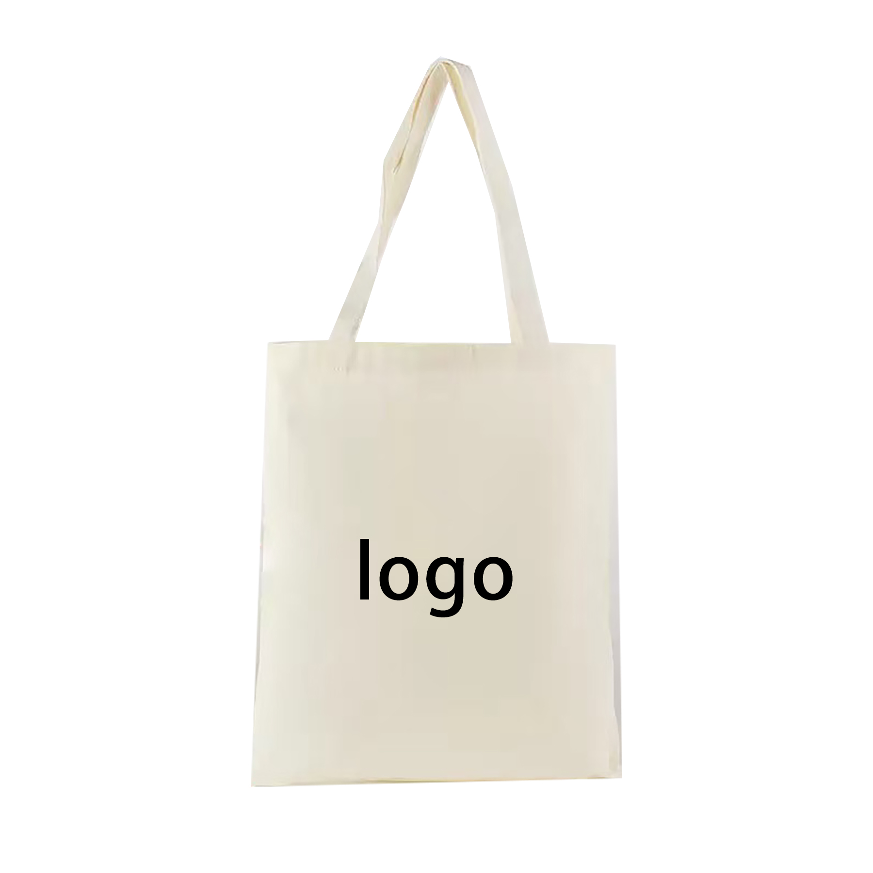 Vertical Cotton Canvas Tote Bag 2