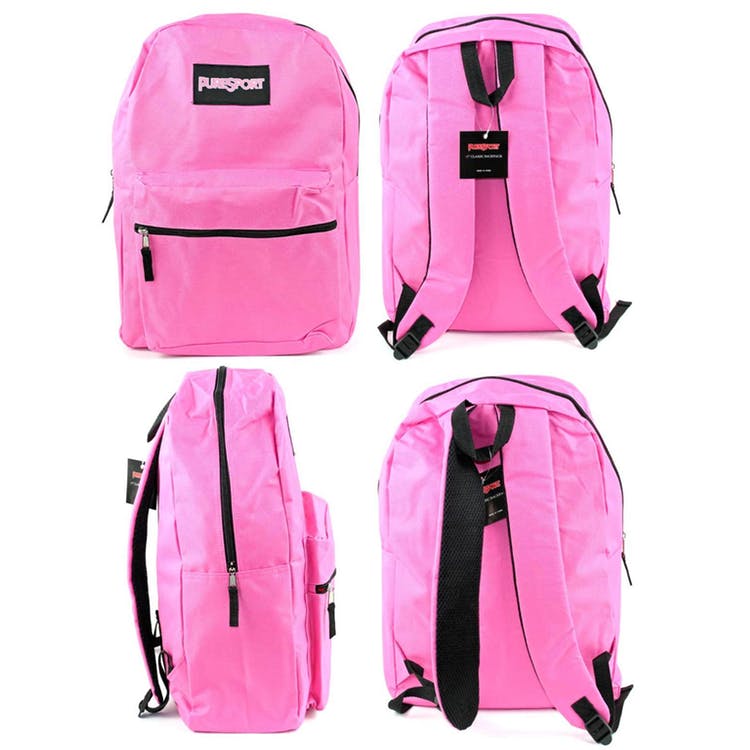 Classic Backpacks - Pink 17" 2