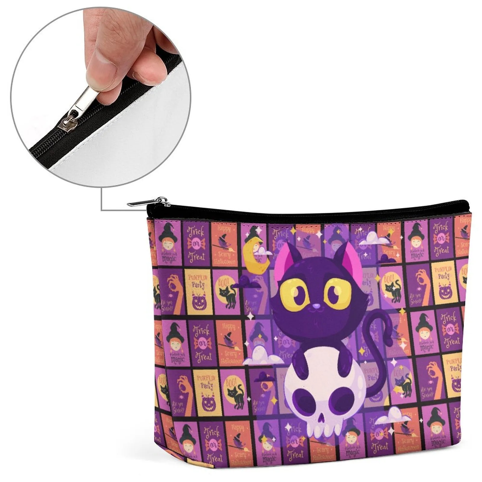 PU Makeup Bag with Zipper 4