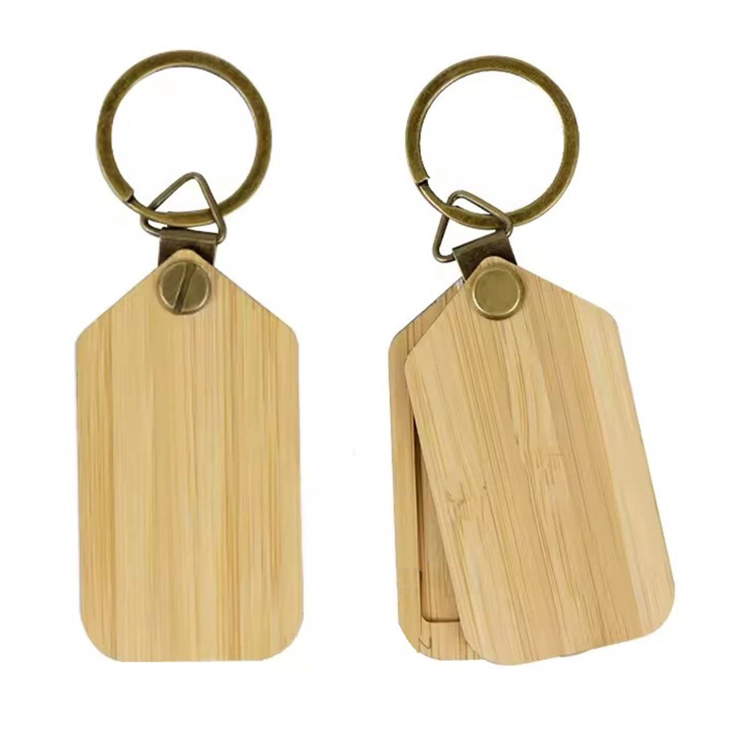 Wooden Photo Frame Keychain 3
