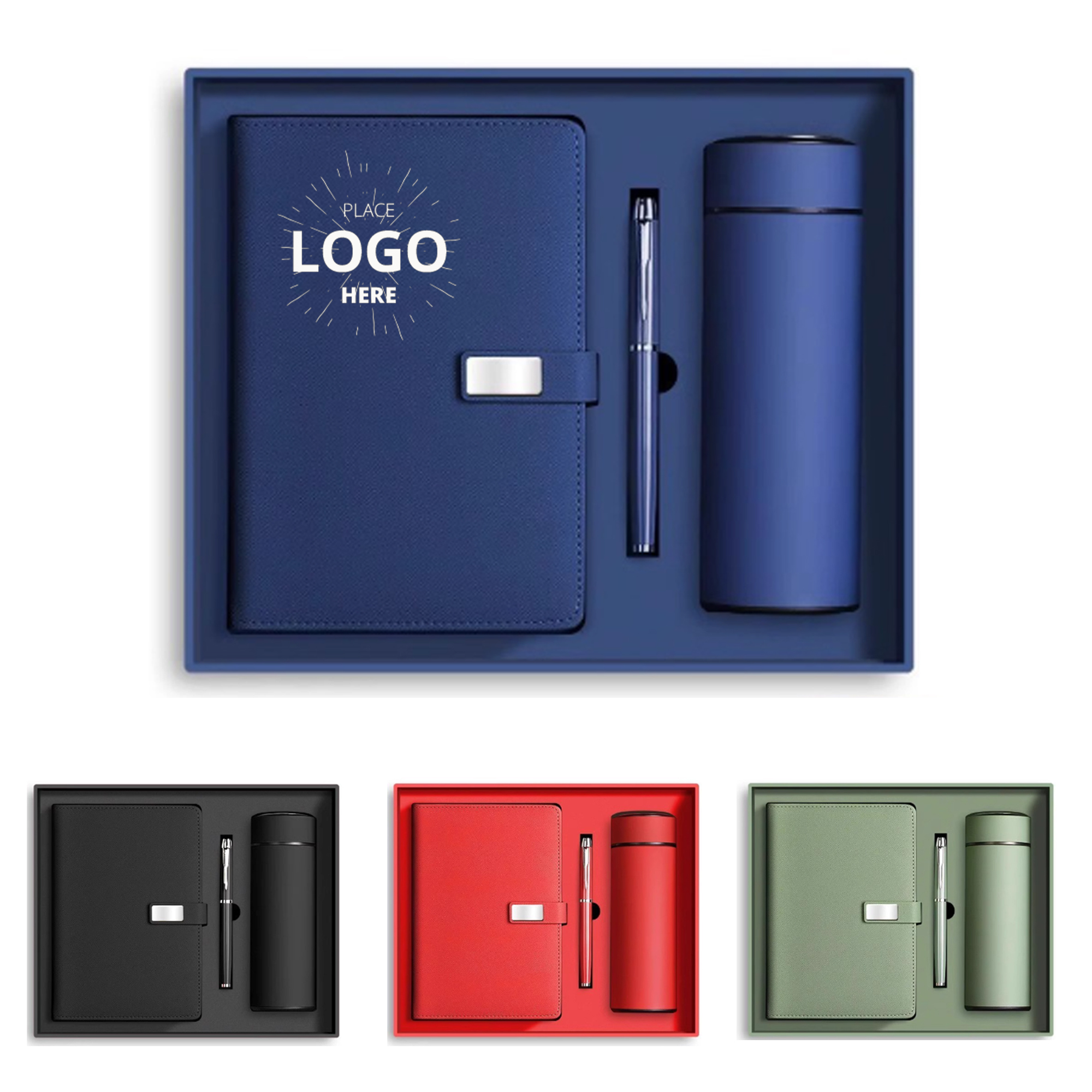 4Pcs Business Gift Set Notebook With Tumbler Premium Sets 7