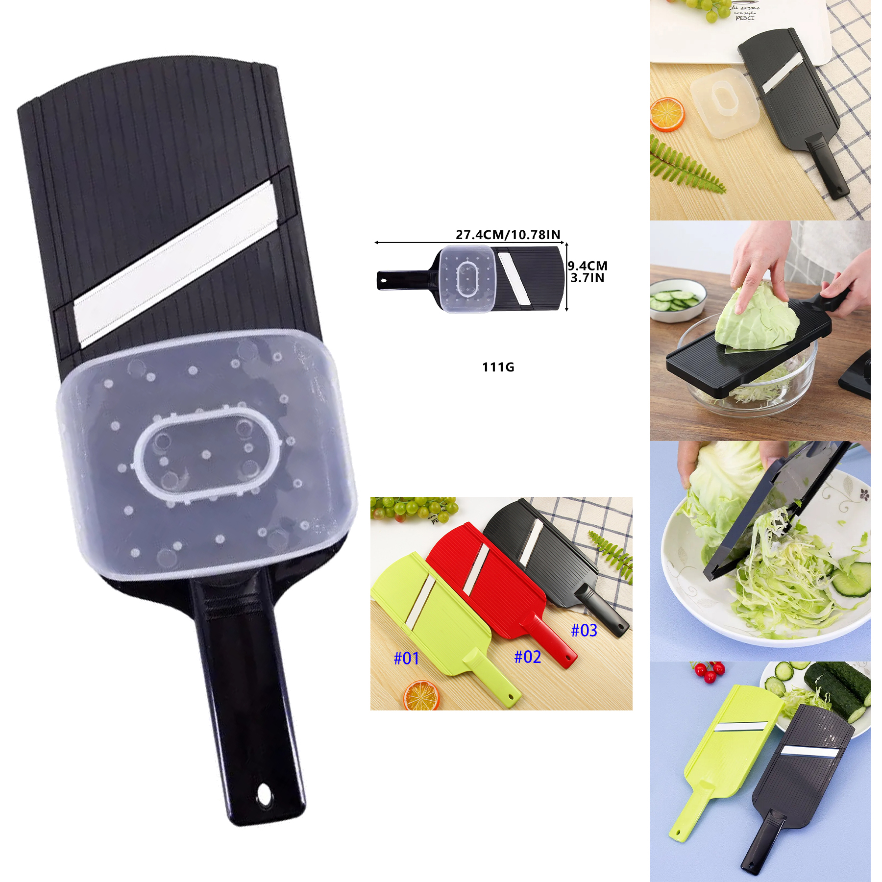 Stainless Steel Blade Vegetable and Fruit Slicer 2