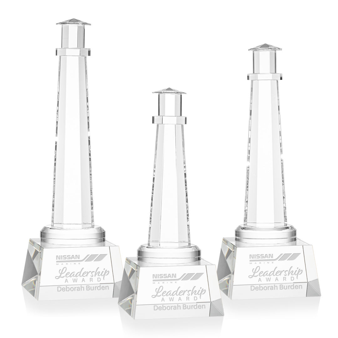 Lighthouse Award on Robson Base - Clear 5